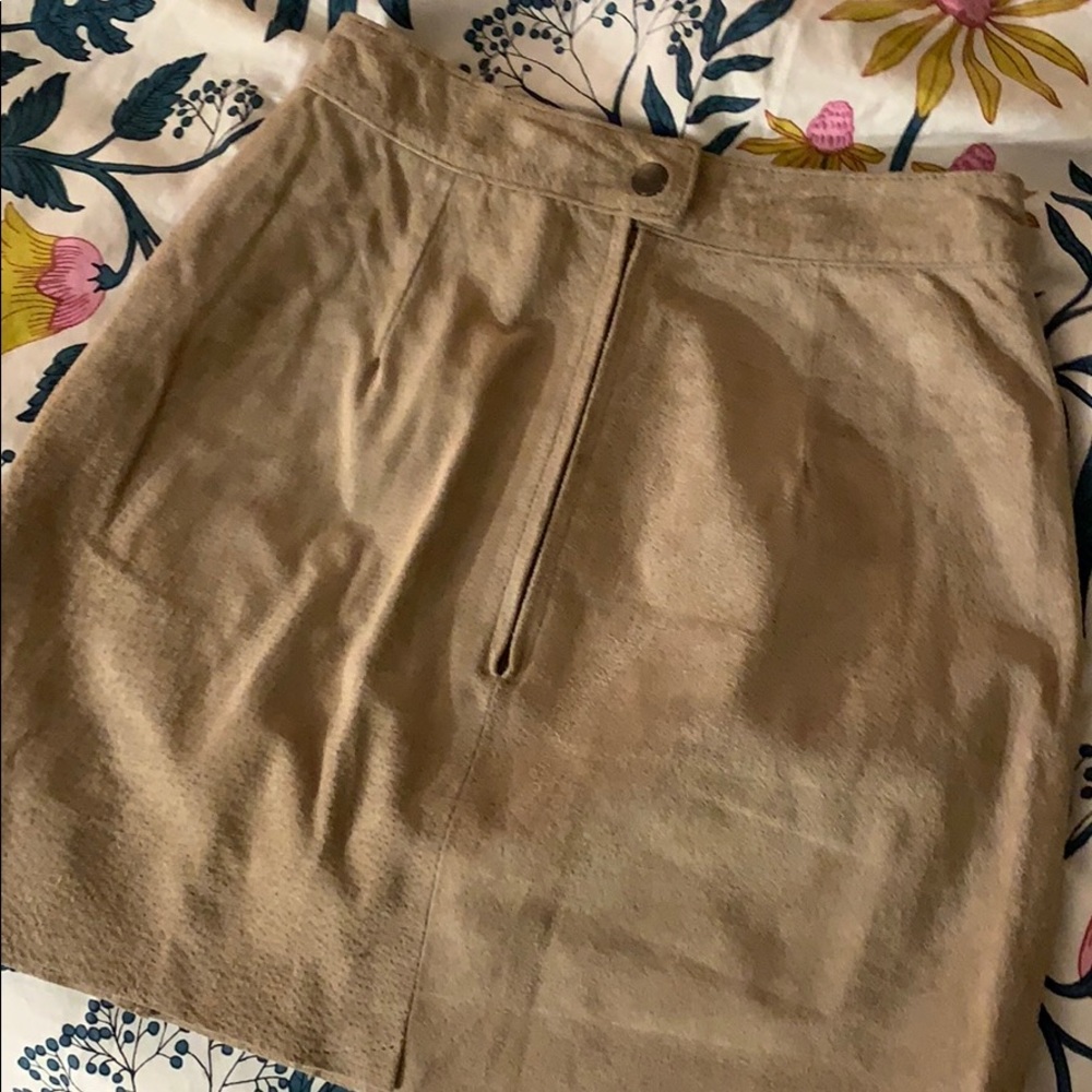 URBAN OUTFITTERS SUEDE SKIRT Y2K - Picture 3 of 4